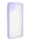 Накладка пластиковая с силиконовой окантовкой с защищенной камерой для Realme C15 сиреневая - фото 48658