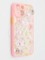 Накладка пластиковая с цепочкой для Apple iPhone 13 Mini нежно розовая - фото 47794