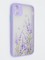 Накладка пластиковая с картинкой для Apple iPhone 11 сиреневая - фото 47828