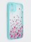 Накладка пластиковая с картинкой для Apple iPhone 12 Mini бирюзовая - фото 47831