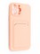 Накладка Soft touch с кармашком для Apple iPhone 13 Pro Max розовая - фото 48524