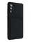 Накладка Soft touch с кармашком для Samsung Galaxy S20FE черная