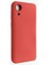 Накладка Silicone Cover (без логотипа, с защитой камеры) для Samsung Galaxy A03 Core красная