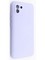 Накладка Silicone Cover (без логотипа, с защитой камеры) для Samsung Galaxy A03 сиреневая - фото 49031