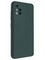 Накладка Silicone Cover (без логотипа, с защитой камеры) для Samsung Galaxy A51 зеленая