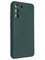 Накладка Silicone Cover (без логотипа, с защитой камеры) для Samsung Galaxy S21FE зеленая