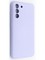 Накладка Silicone Cover (без логотипа, с защитой камеры) для Samsung Galaxy S21FE сиреневая - фото 49103