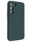Накладка Silicone Cover (без логотипа, с защитой камеры) для Samsung Galaxy S22 зеленая
