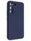 Накладка Silicone Cover (без логотипа, с защитой камеры) для Samsung Galaxy S22 синяя