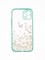 Накладка пластиковая с картинкой для Apple iPhone 12 бирюзовая бабочка - фото 49213