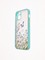Накладка пластиковая с картинкой для Apple iPhone 13 Mini бирюзовая бабочка - фото 49223