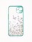 Накладка пластиковая с картинкой для Apple iPhone 13 бирюзовая бабочка - фото 49243