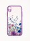 Накладка пластиковая с картинкой для Apple iPhone XR сиреневая стрекоза - фото 49261