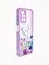Накладка пластиковая с картинкой для Xiaomi Redmi 10 сиреневая стрекоза - фото 49334
