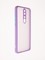 Накладка пластиковая с силиконовой окантовкой с защищенной камерой для Xiaomi Redmi Note 8 Pro сиреневая - фото 49543