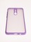 Накладка пластиковая с силиконовой окантовкой с защищенной камерой для Xiaomi Redmi Note 8 Pro сиреневая - фото 49544