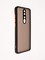 Накладка пластиковая с силиконовой окантовкой с защищенной камерой для Xiaomi Redmi Note 8 Pro черная - фото 49551
