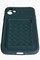Накладка силиконовая плетеная с кардхолдером для Apple iPhone 11 зеленая - фото 50081