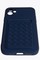 Накладка силиконовая плетеная с кардхолдером для Apple iPhone 11 синяя - фото 50093