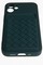Накладка силиконовая плетеная с кардхолдером для Apple iPhone 12 Mini зеленая - фото 50101
