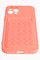 Накладка силиконовая плетеная с кардхолдером для Apple iPhone 12 Pro розовая - фото 50146