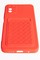 Накладка силиконовая плетеная с кардхолдером для Poco M3 красная - фото 50258