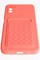 Накладка силиконовая плетеная с кардхолдером для Poco M3 розовая - фото 50262