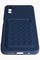 Накладка силиконовая плетеная с кардхолдером для Poco M3 синяя - фото 50266