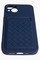 Накладка силиконовая плетеная с кардхолдером для Apple iPhone 13 синяя - фото 52009
