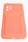 Накладка силиконовая плетеная с кардхолдером для Samsung Galaxy A32 розовая - фото 52201