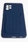 Накладка силиконовая плетеная с кардхолдером для Samsung Galaxy A72 синяя - фото 52245