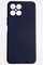 Накладка Silicone Cover (без логотипа, с защитой камеры) для Huawei Honor X8 2022 синяя - фото 52556