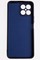 Накладка Silicone Cover (без логотипа, с защитой камеры) для Huawei Honor X8 2022 синяя - фото 52557