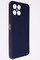 Накладка Silicone Cover (без логотипа, с защитой камеры) для Huawei Honor X8 2022 синяя - фото 52558