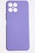 Накладка Silicone Cover (без логотипа, с защитой камеры) для Huawei Honor X8 2022 сиреневая - фото 52560