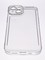 Накладка силиконовая Diamond Space для Apple iPhone 14 прозрачная - фото 52677