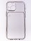 Накладка силиконовая с кармашком для Apple iPhone 13 Mini прозрачная