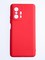 Накладка Silicone Cover (без логотипа, с защитой камеры) для Xiaomi Mi 11T красная - фото 53693
