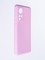 Накладка Silicone Cover (без логотипа, с защитой камеры) для Xiaomi Mi 12X розовая - фото 53742
