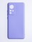 Накладка Silicone Cover (без логотипа, с защитой камеры) для Xiaomi Mi 12X сиреневая - фото 53748