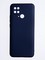 Накладка Silicone Cover (без логотипа, с защитой камеры) для Xiaomi Redmi 10C/Poco C40 синяя - фото 53777