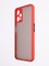 Накладка пластиковая с силиконовой окантовкой с защищенной камерой для Realme 9 Pro красная - фото 54485