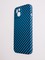 Накладка пластиковая Unique case (в коробке) для Apple iPhone 13 голубая - фото 54614