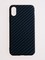 Накладка пластиковая Unique case (в коробке) для Apple iPhone X/XS синяя - фото 54636