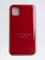 Накладка силиконовая Silicone Case (без логотипа) для Apple iPhone 11 красная - фото 55429