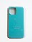 Накладка силиконовая Silicone Case (без логотипа) для Apple iPhone 13 Mini бирюзовая - фото 55111