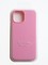 Накладка силиконовая Silicone Case (без логотипа) для Apple iPhone 12 Mini розовая - фото 55477