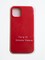 Накладка силиконовая Silicone Case (без логотипа) для Apple iPhone 13 красная - фото 55141
