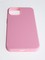 Накладка силиконовая Silicone Case (без логотипа) для Apple iPhone 14 розовая - фото 55726