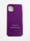 Накладка силиконовая Silicone Case (без логотипа) для Apple iPhone 12/12 Pro фиолетовая - фото 55653